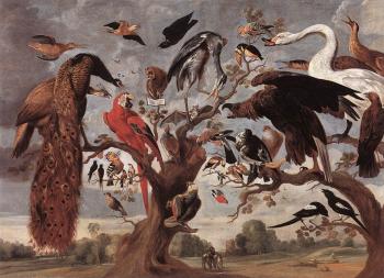 Jan Van Kessel : The Mockery of the Owl